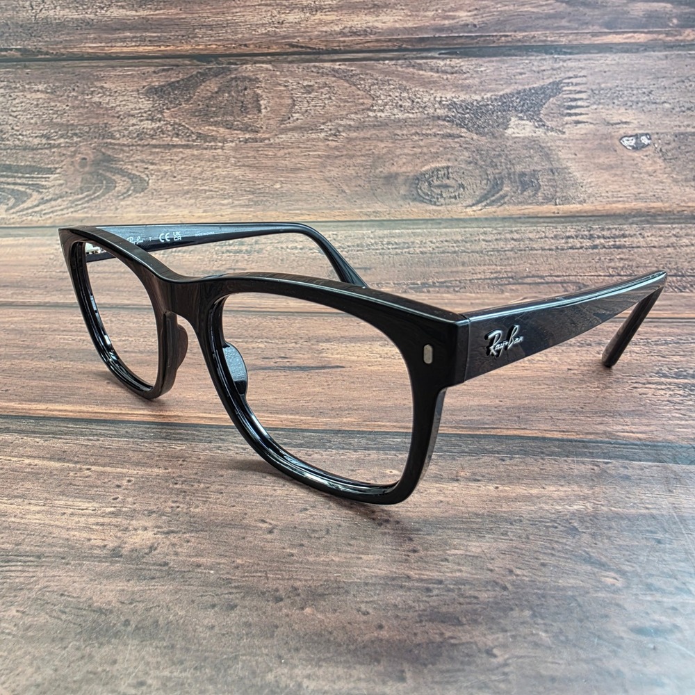 Ray-Ban RB 7228 2000 Black Square Eyeglass Frames 55-21-145